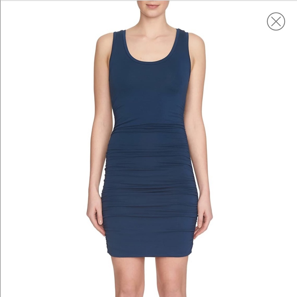 1. State Ruched Bodycon Dress - Size M - Picture 4 of 4